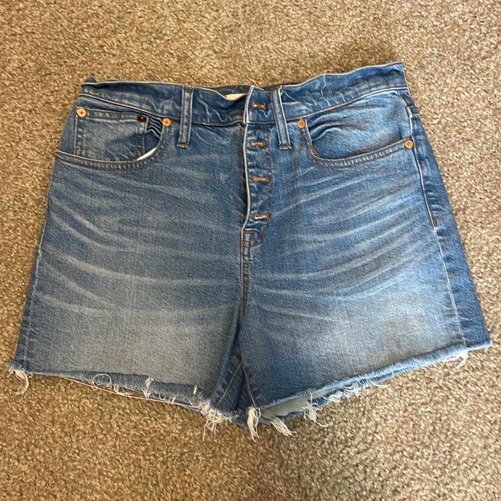 Madewell size 29 high rise denim shorts